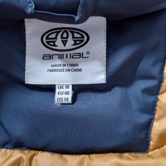 Animal Barnham- Puffer Jacket-Women's- SZ 14- NWT - Picture 7 of 9